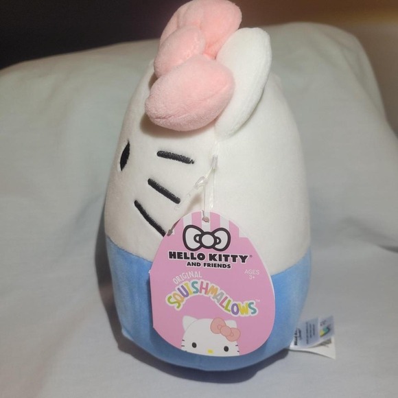Squishmallow Official Kellytoy Sanrio Squad Squishy Stuffed Hello Kitty 7" - Picture 4 of 5